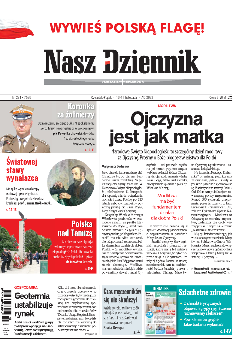 Nasz Dziennik z dnia 10.11.2022 wydanie PDF