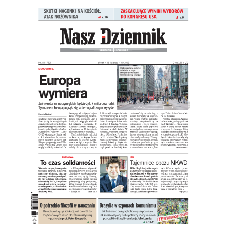 Nasz Dziennik z dnia 15.11.2022 wydanie PDF