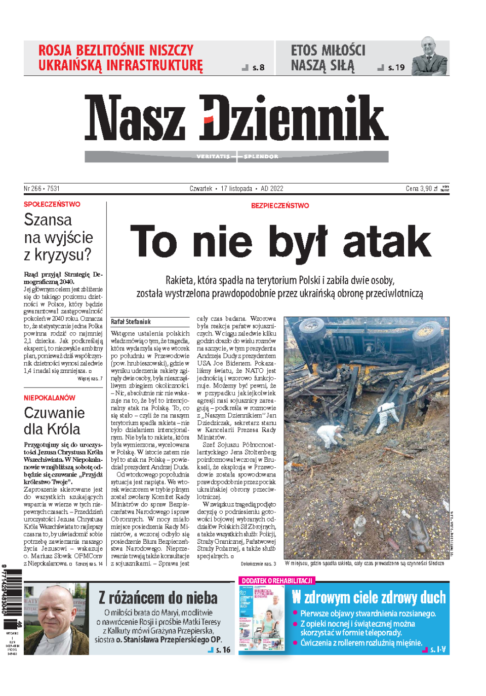 Nasz Dziennik z dnia 17.11.2022 wydanie PDF