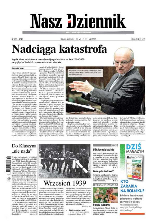 Nasz Dziennik z dnia 31.08.2013 wydanie PDF