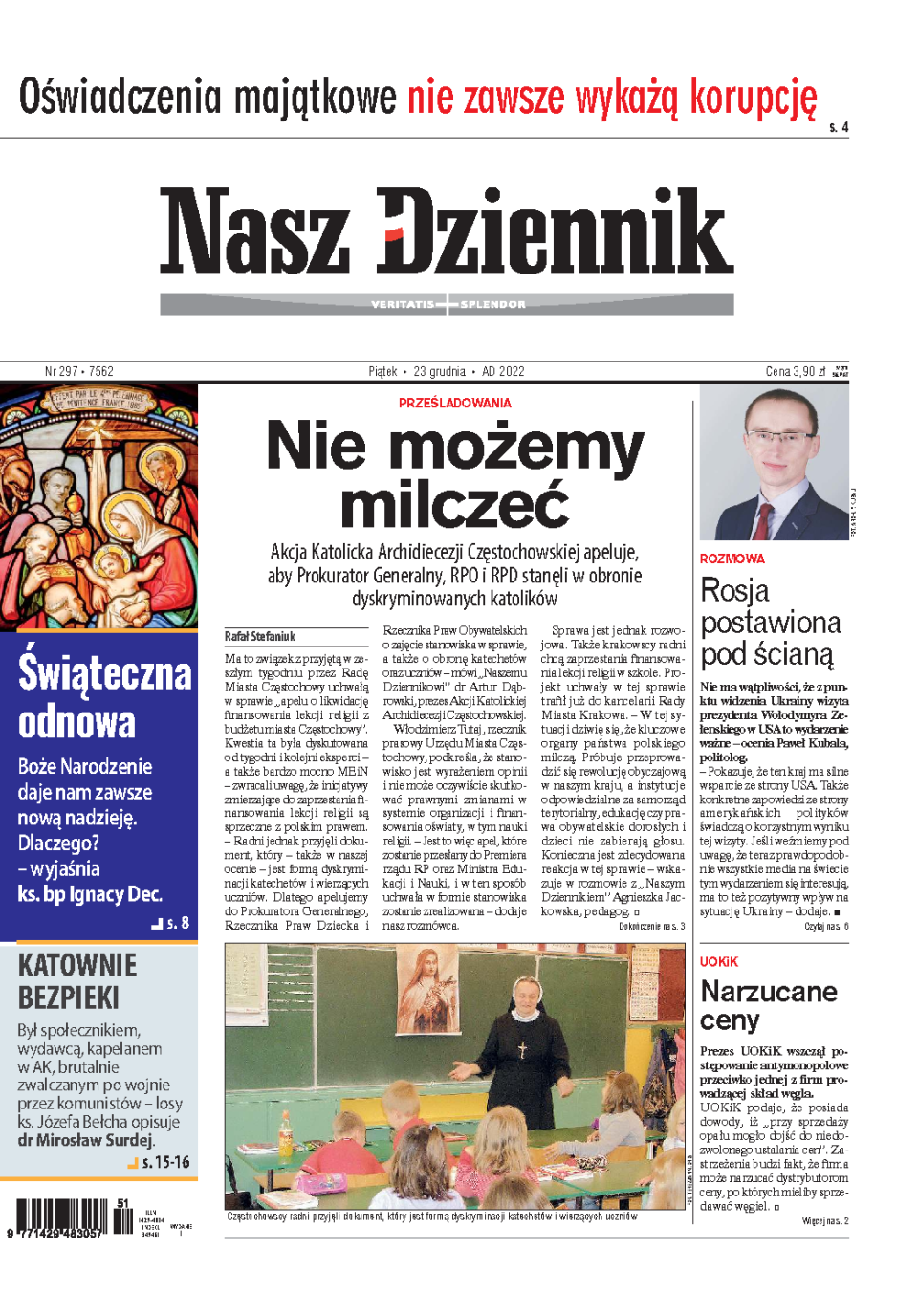 Nasz Dziennik z dnia 23.12.2022 wydanie PDF