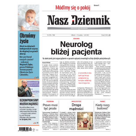 Nasz Dziennik z dnia 27.12.2022 wydanie PDF