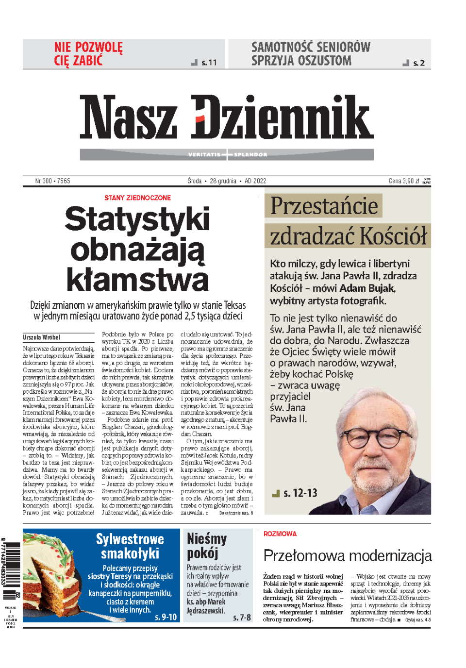 Nasz Dziennik z dnia 28.12.2022 wydanie PDF