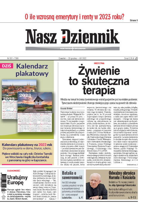 Nasz Dziennik z dnia 29.12.2022 wydanie PDF