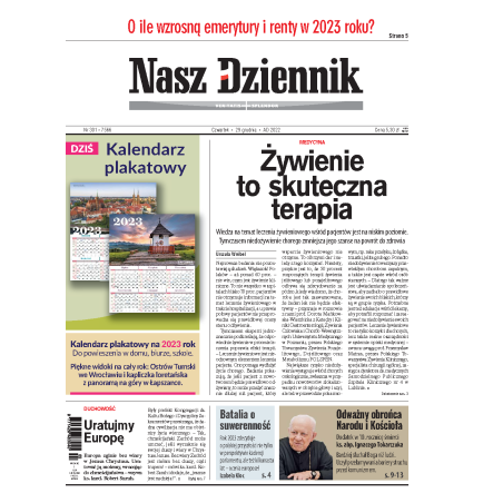 Nasz Dziennik z dnia 29.12.2022 wydanie PDF