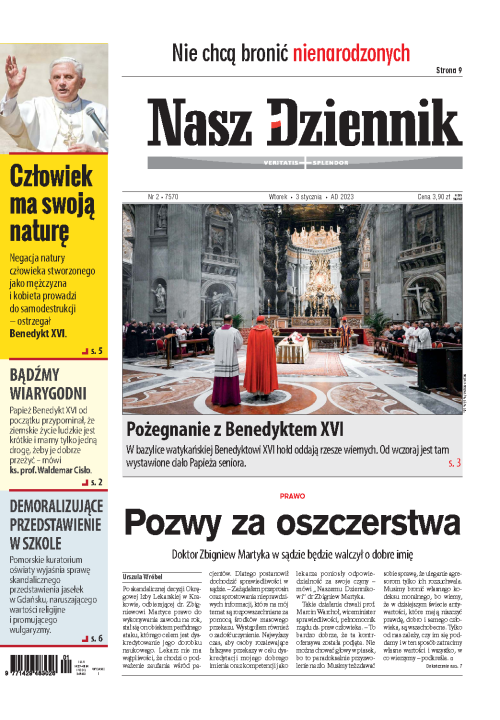 Nasz Dziennik z dnia 03.01.2023 wydanie PDF