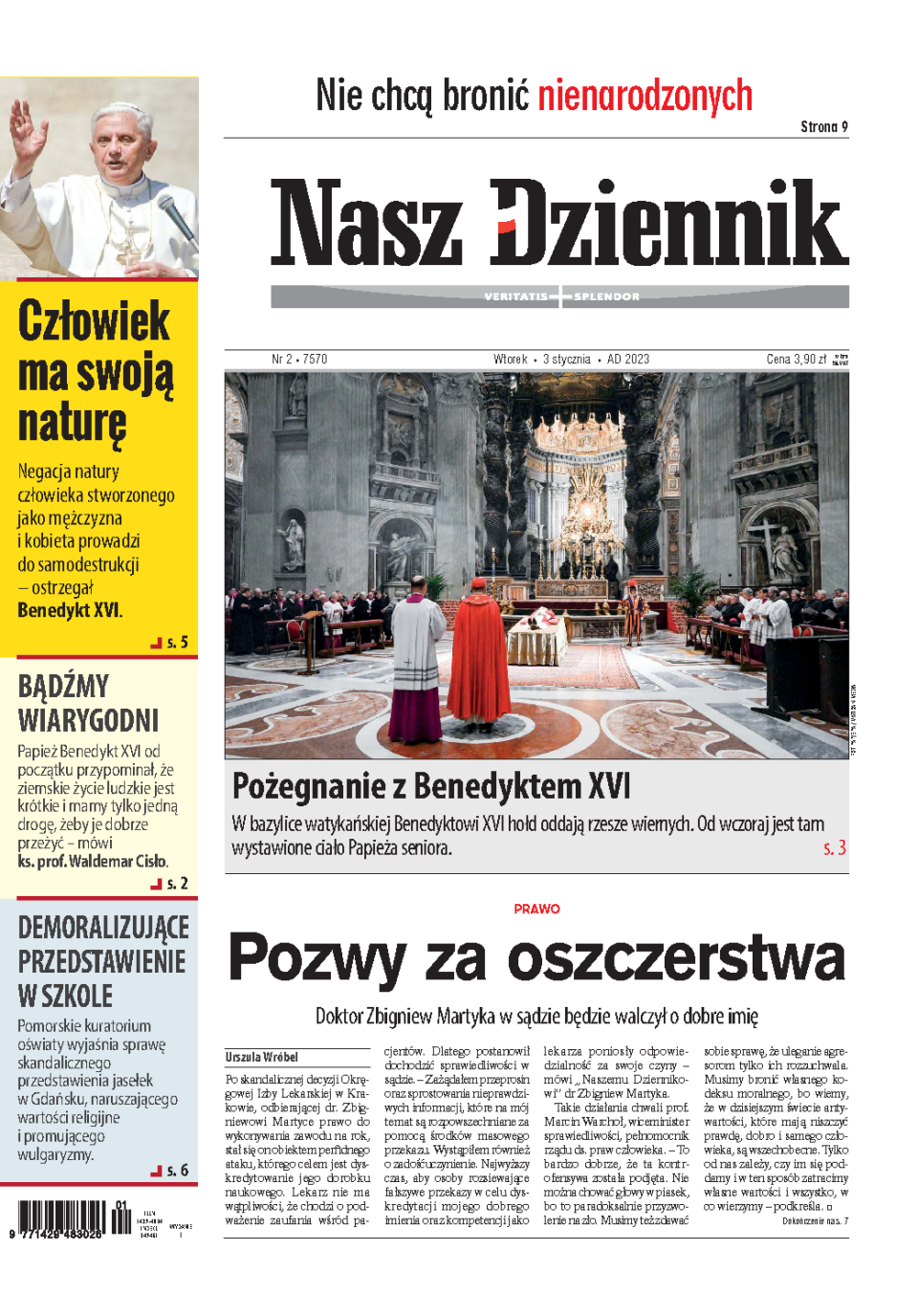Nasz Dziennik z dnia 03.01.2023 wydanie PDF