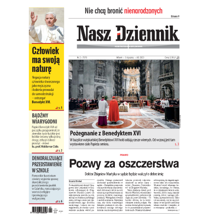 Nasz Dziennik z dnia 03.01.2023 wydanie PDF