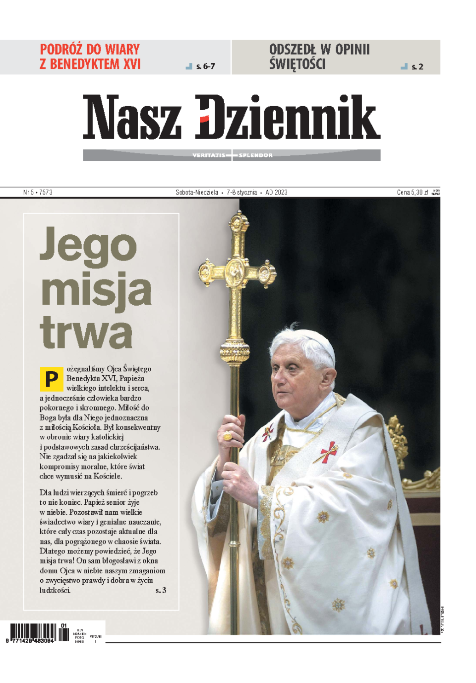 Nasz Dziennik z dnia 07.01.2023 wydanie PDF