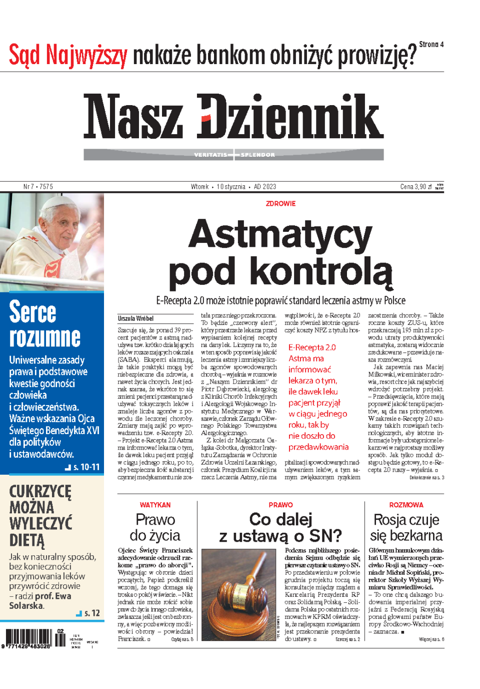 Nasz Dziennik z dnia 10.01.2023 wydanie PDF