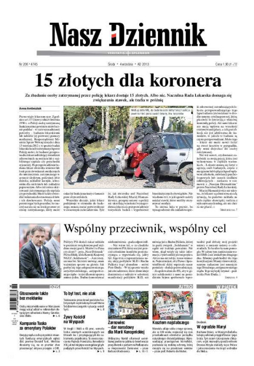 Nasz Dziennik z dnia 04.09.2013 wydanie PDF