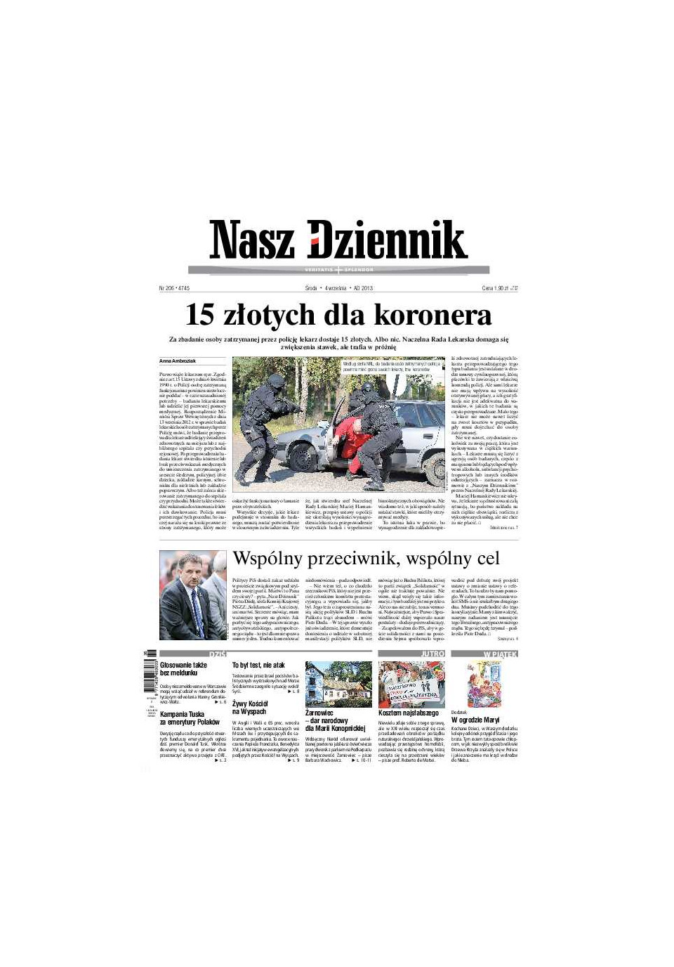 Nasz Dziennik z dnia 04.09.2013 wydanie PDF