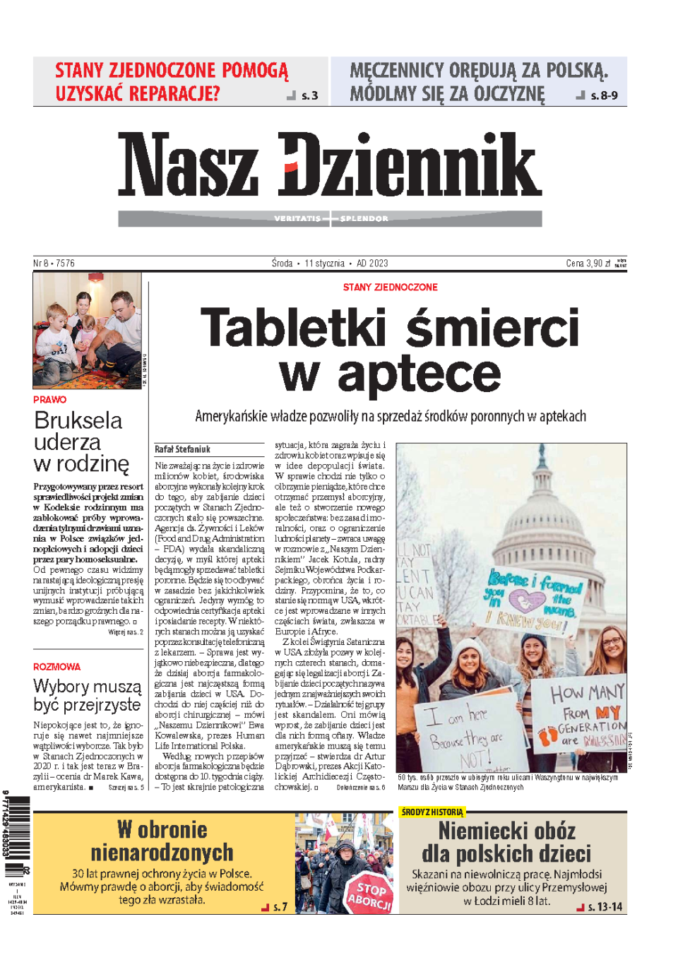Nasz Dziennik z dnia 11.01.2023 wydanie PDF