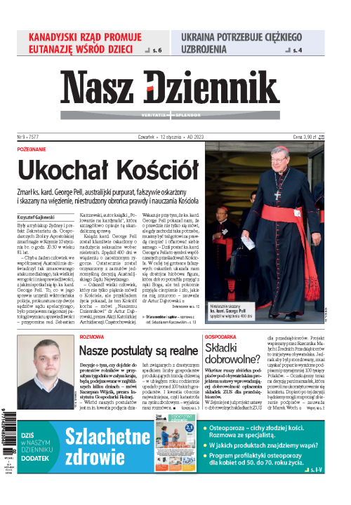 Nasz Dziennik z dnia 12.01.2023 wydanie PDF