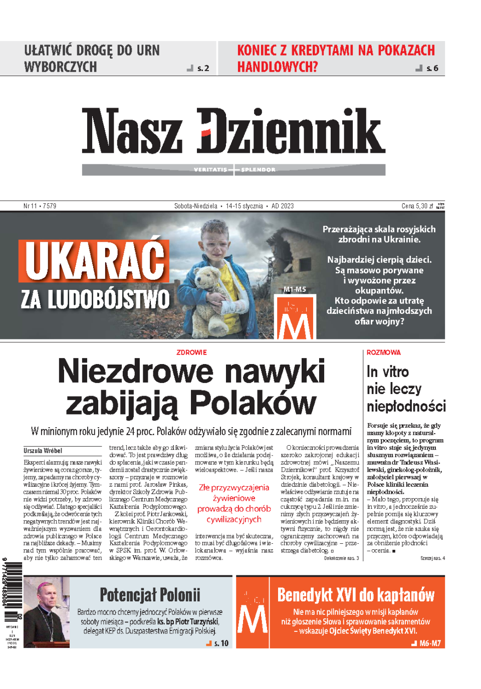 Nasz Dziennik z dnia 14.01.2023 wydanie PDF