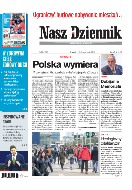 Nasz Dziennik z dnia 19.01.2023 wydanie PDF