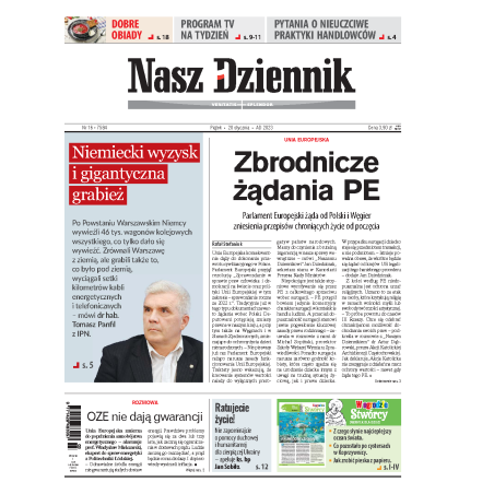 Nasz Dziennik z dnia 20.01.2023 wydanie PDF