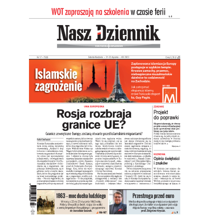 Nasz Dziennik z dnia 21.01.2023 wydanie PDF