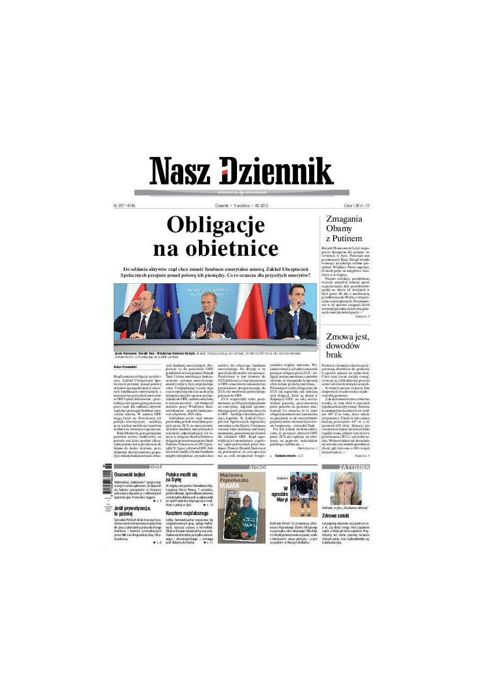 Nasz Dziennik z dnia 05.09.2013 wydanie PDF