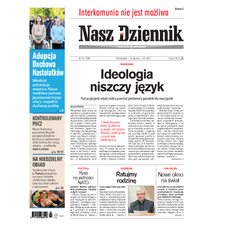 Nasz Dziennik z dnia 23.01.2023 wydanie PDF