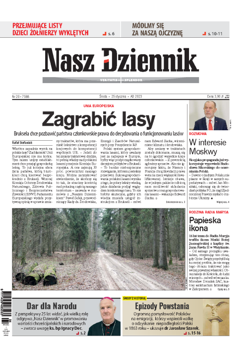 Nasz Dziennik z dnia 25.01.2023 wydanie PDF
