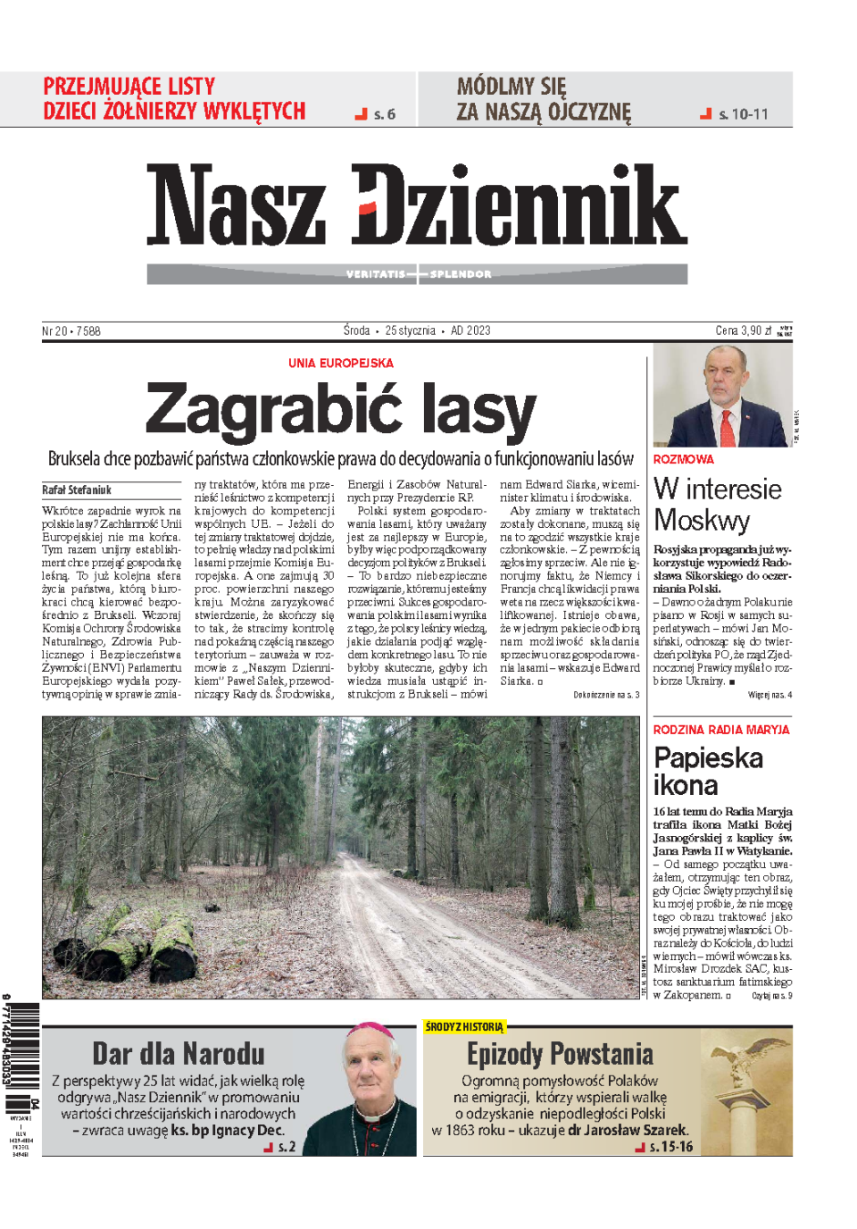 Nasz Dziennik z dnia 25.01.2023 wydanie PDF