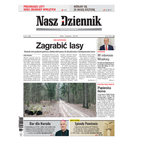 Nasz Dziennik z dnia 25.01.2023 wydanie PDF