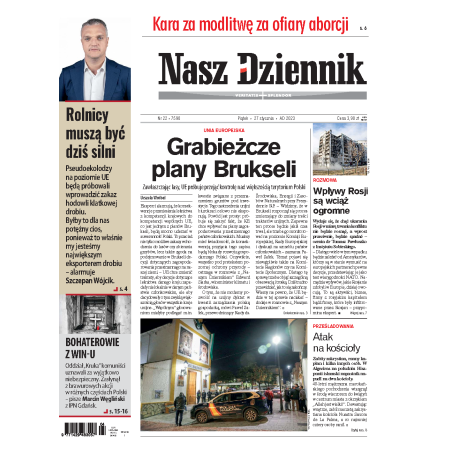 Nasz Dziennik z dnia 27.01.2023 wydanie PDF