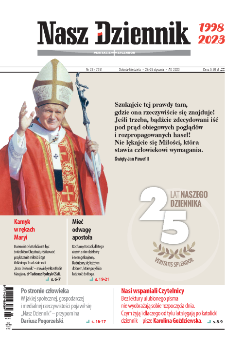 Nasz Dziennik z dnia 28.01.2023 wydanie PDF