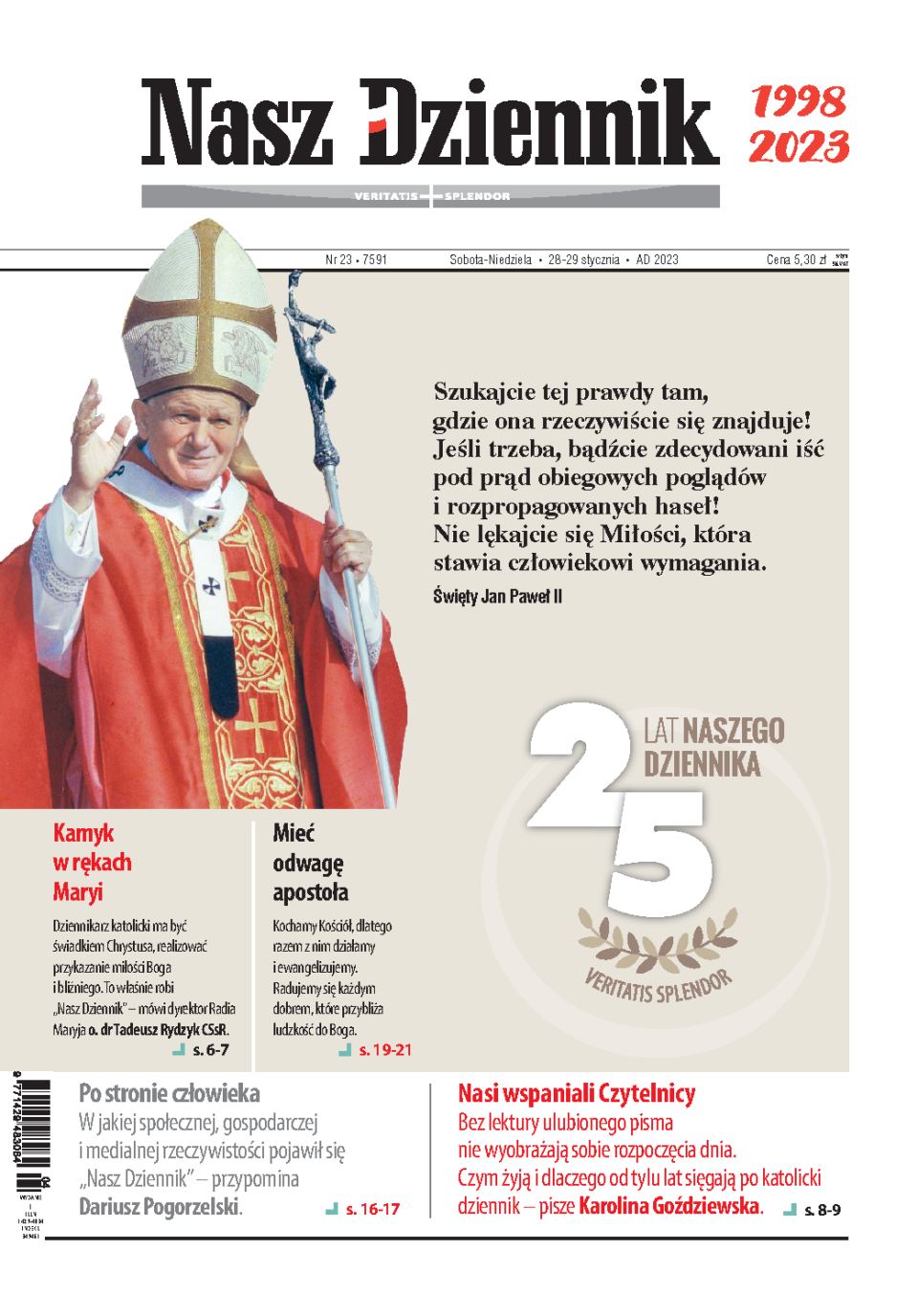 Nasz Dziennik z dnia 28.01.2023 wydanie PDF
