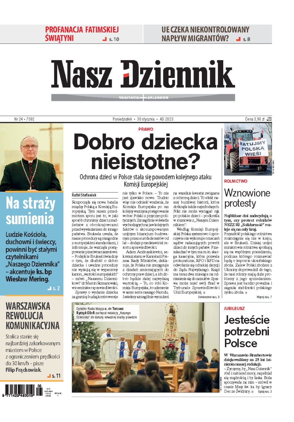 Nasz Dziennik z dnia 30.01.2023 wydanie PDF