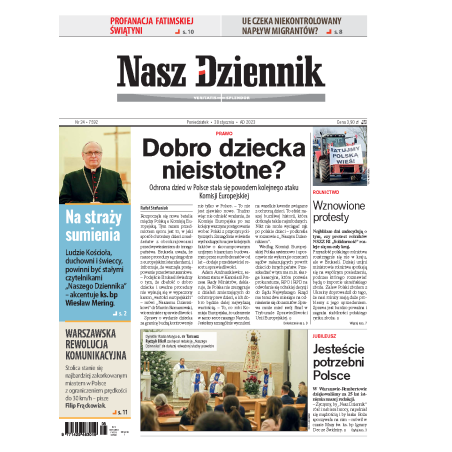 Nasz Dziennik z dnia 30.01.2023 wydanie PDF