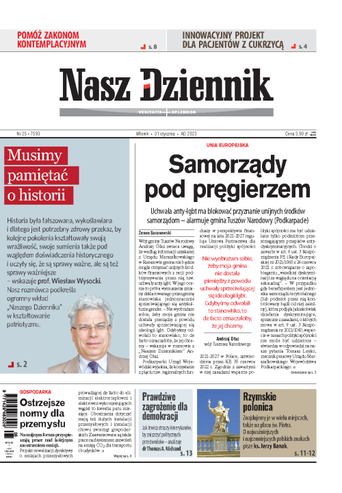 Nasz Dziennik z dnia 31.01.2023 wydanie PDF