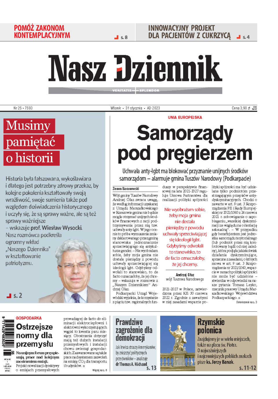 Nasz Dziennik z dnia 31.01.2023 wydanie PDF
