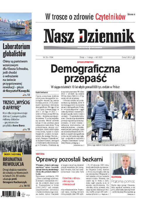 Nasz Dziennik z dnia 01.02.2023 wydanie PDF