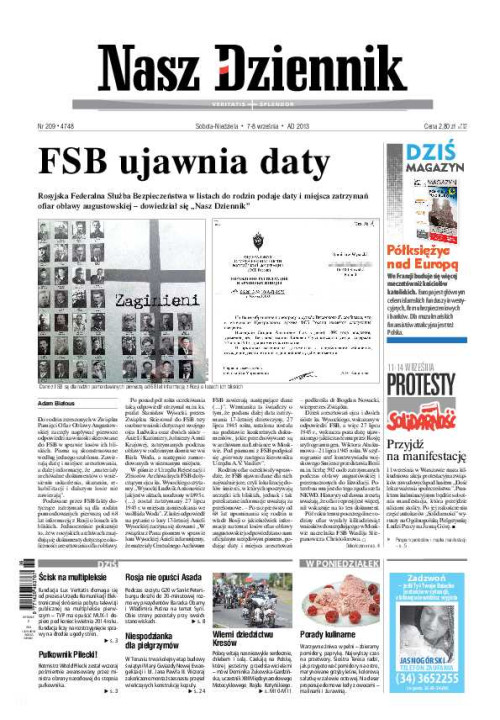 Nasz Dziennik z dnia 07.09.2013 wydanie PDF