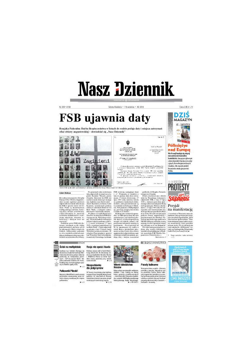 Nasz Dziennik z dnia 07.09.2013 wydanie PDF