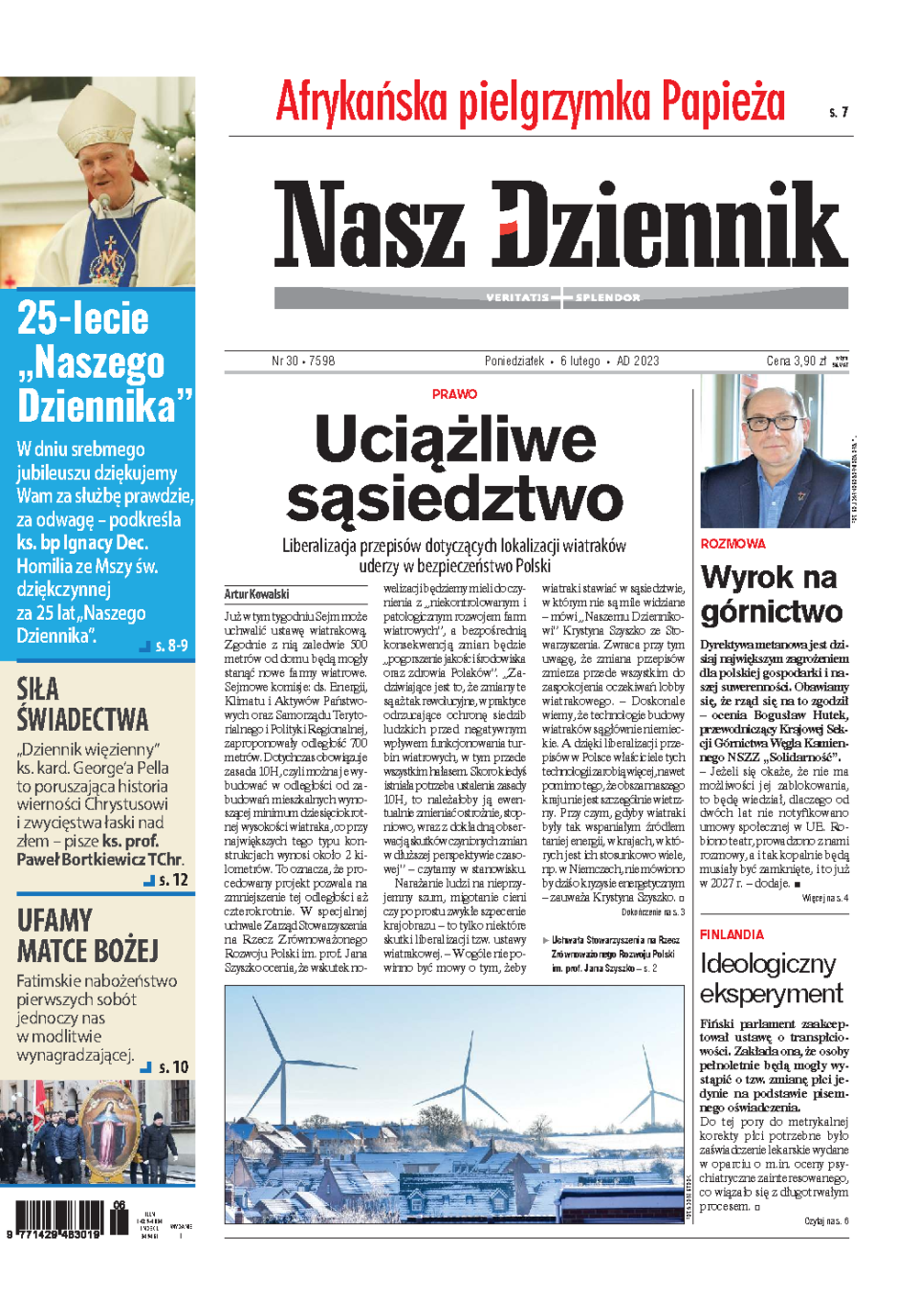 Nasz Dziennik z dnia 06.02.2023 wydanie PDF