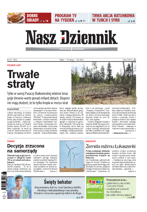 Nasz Dziennik z dnia 10.02.2023 wydanie PDF