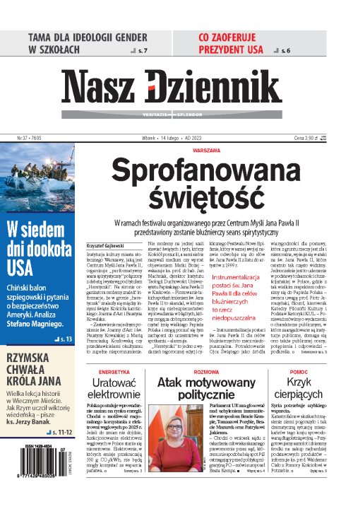 Nasz Dziennik z dnia 14.02.2023 wydanie PDF