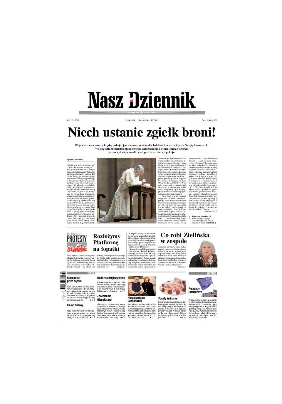 Nasz Dziennik z dnia 09.09.2013 wydanie PDF