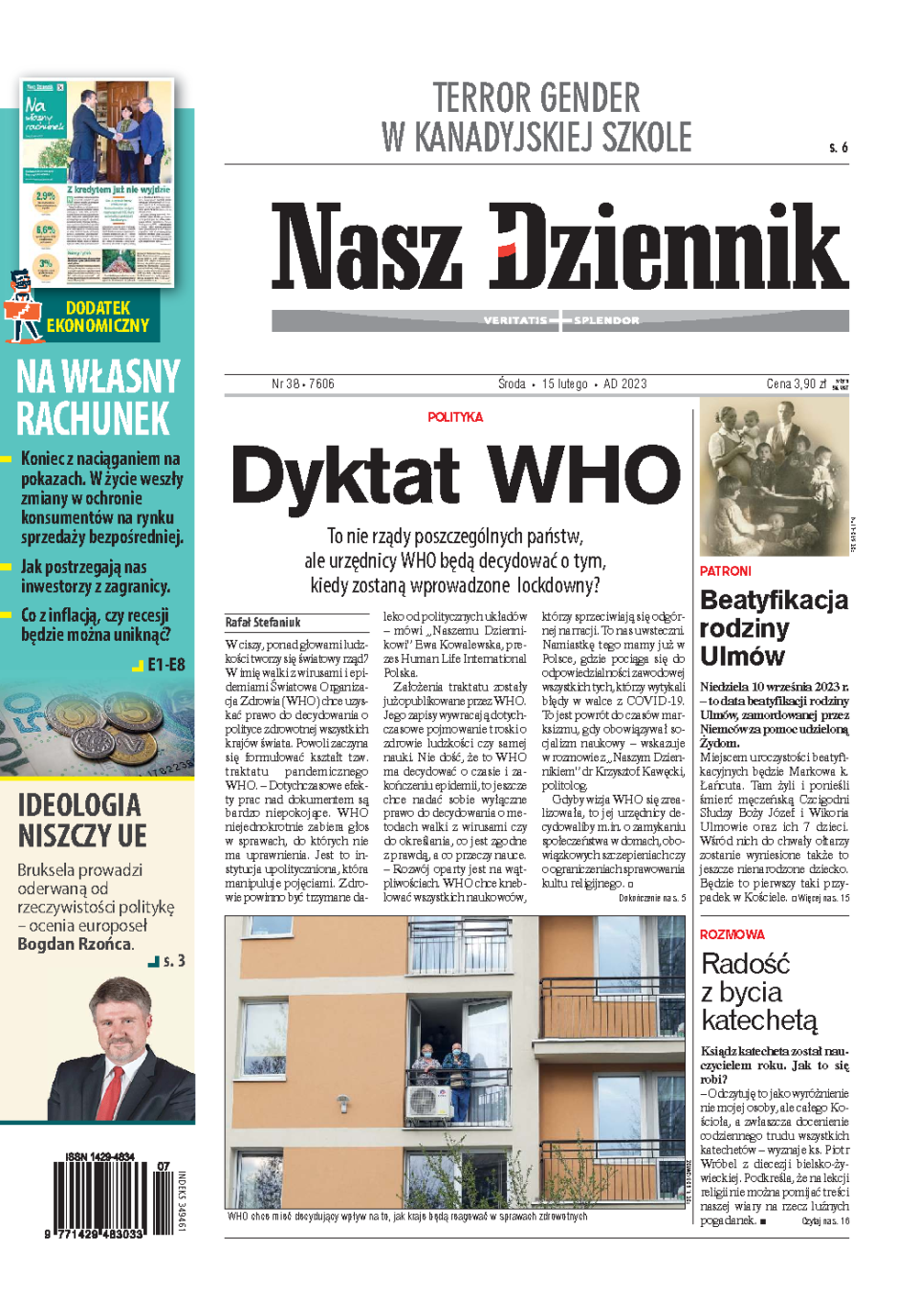 Nasz Dziennik z dnia 15.02.2023 wydanie PDF