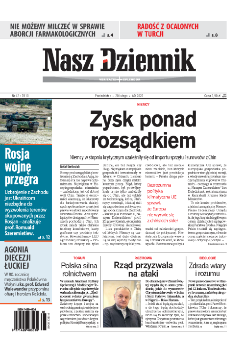 Nasz Dziennik z dnia 20.02.2023 wydanie PDF
