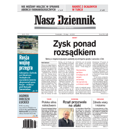 Nasz Dziennik z dnia 20.02.2023 wydanie PDF