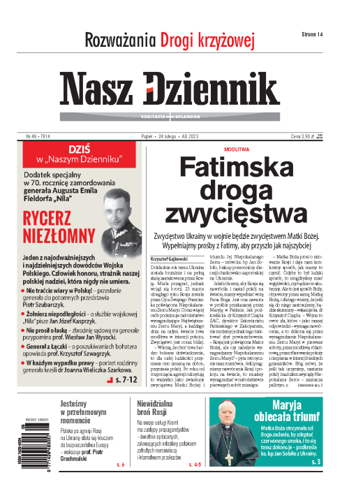 Nasz Dziennik z dnia 24.02.2023 wydanie PDF