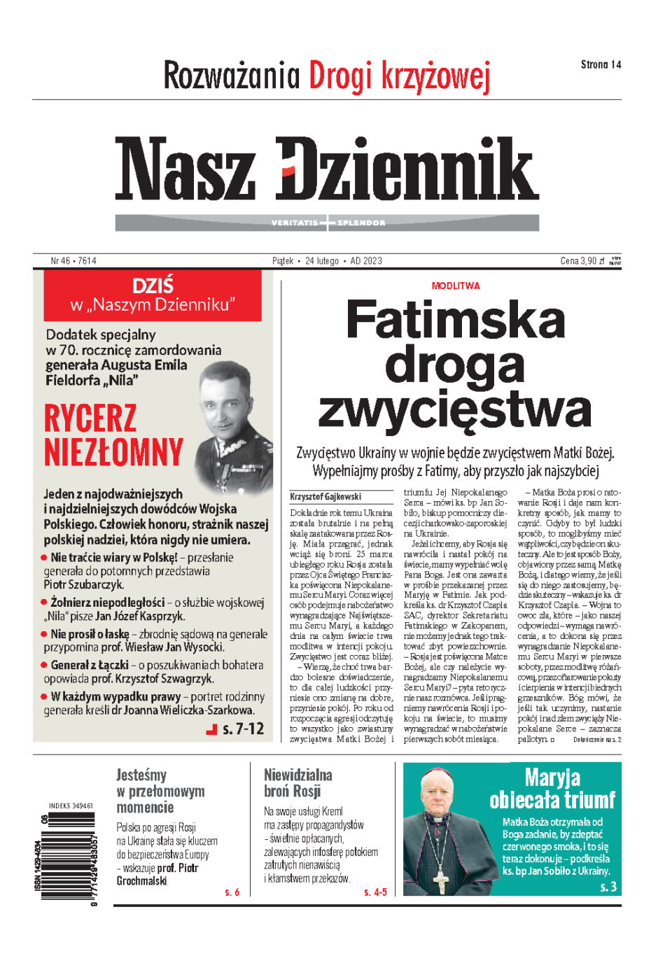 Nasz Dziennik z dnia 24.02.2023 wydanie PDF