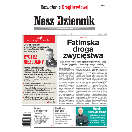 Nasz Dziennik z dnia 24.02.2023 wydanie PDF