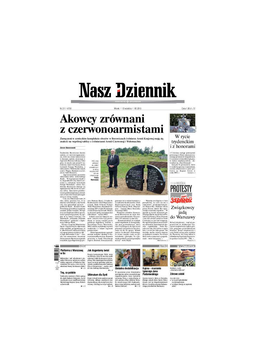 Nasz Dziennik z dnia 10.09.2013 wydanie PDF