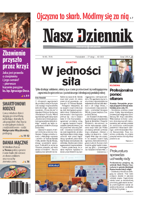 Nasz Dziennik z dnia 27.02.2023 wydanie PDF