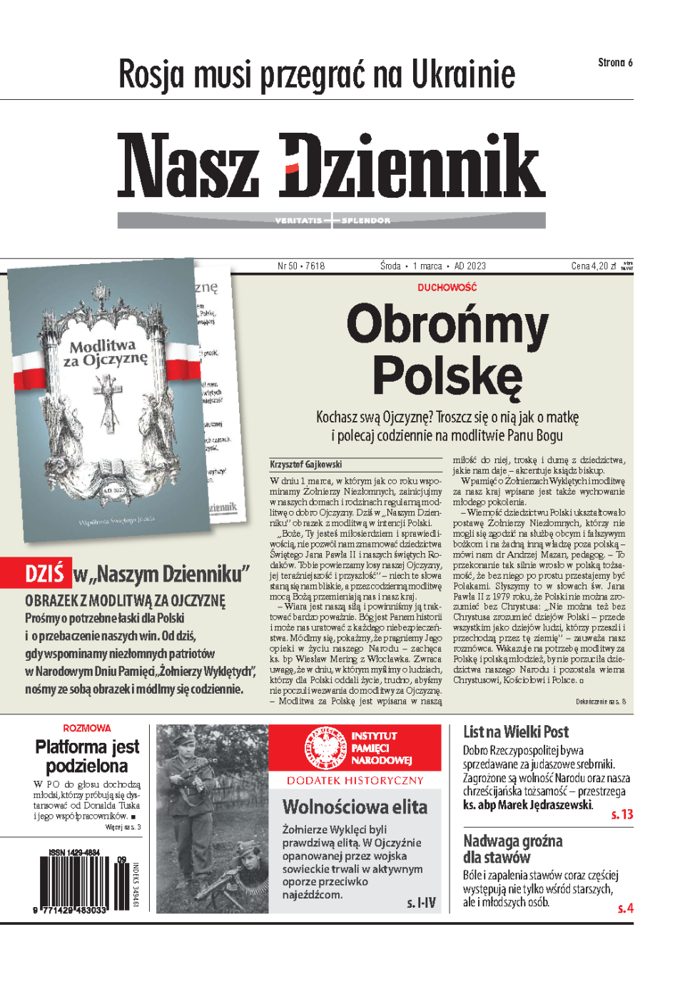 Nasz Dziennik z dnia 01.03.2023 wydanie PDF